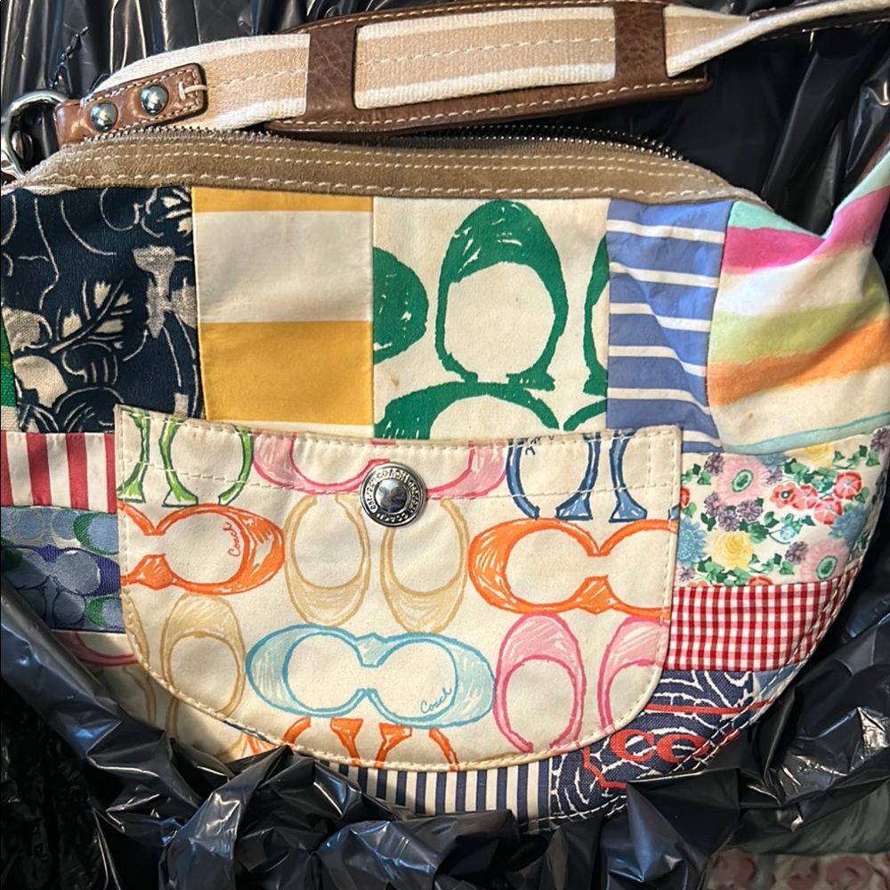 Coach Multicolor Retro Shoulder Bag